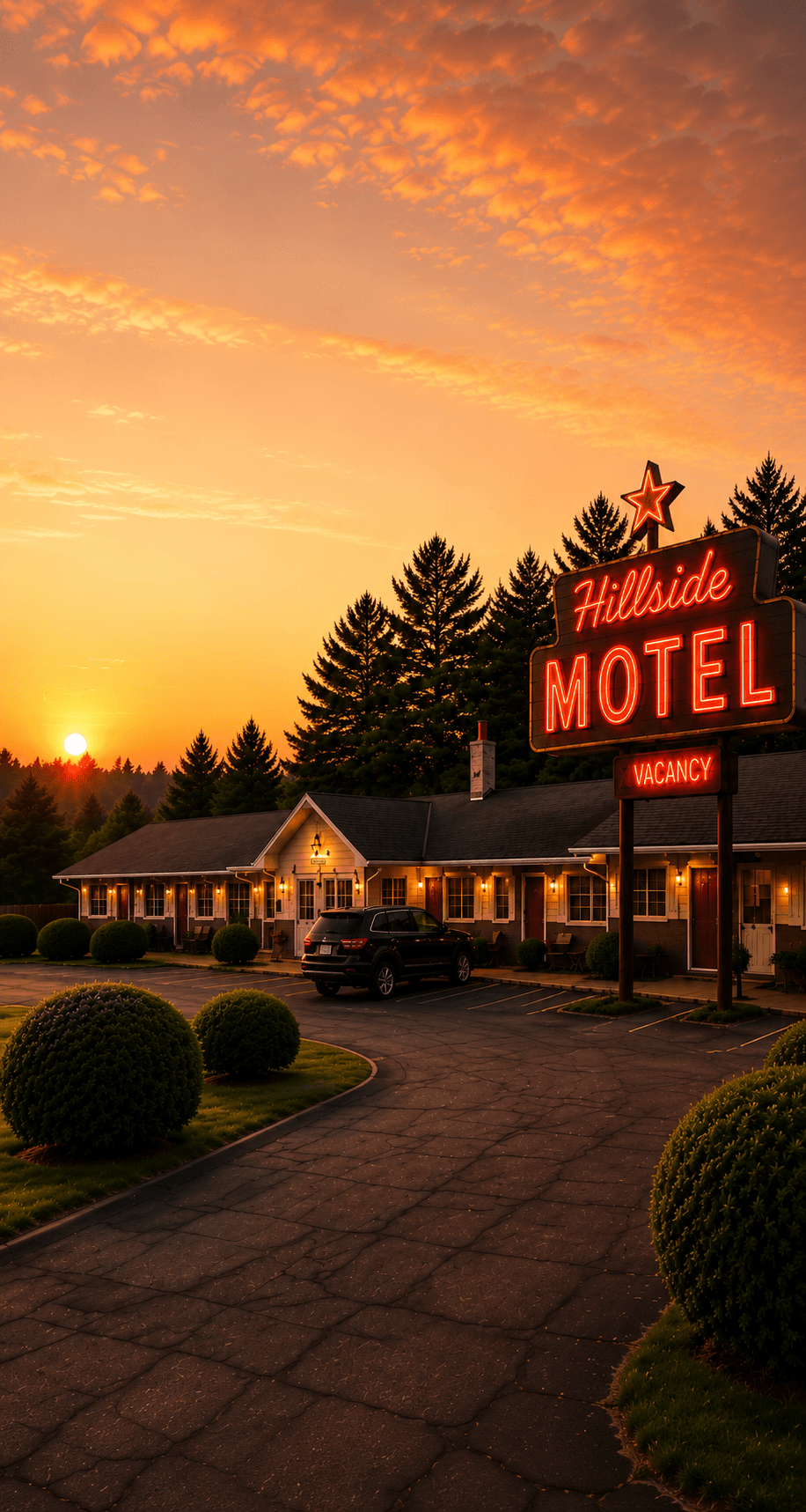Hillside Motel Exterior Mobile